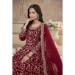 Picture of Pleasing Chiffon Maroon Anarkali Salwar Kameez