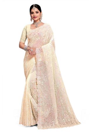 Picture of Beauteous Georgette Beige Saree