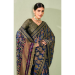 Picture of Delightful Georgette Midnight Blue Saree