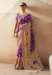 Picture of Excellent Georgette Purple Saree