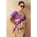 Picture of Excellent Georgette Purple Saree