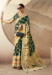 Picture of Nice Georgette Dark Green Saree