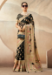 Picture of Good Looking Georgette Black Saree