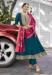 Picture of Wonderful Silk Teal Readymade Salwar Kameez