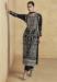 Picture of Ravishing Chiffon Black Straight Cut Salwar Kameez