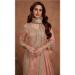 Picture of Chiffon Rosy Brown Straight Cut Salwar Kameez