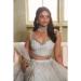 Picture of Elegant Net Silver Lehenga Choli
