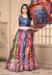 Picture of Fine Silk Dark Slate Blue Lehenga Choli