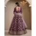 Picture of Fascinating Silk Brown Lehenga Choli