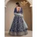 Picture of Resplendent Silk Navy Blue Lehenga Choli