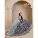 Picture of Resplendent Silk Navy Blue Lehenga Choli
