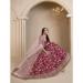 Picture of Lovely Silk Maroon Lehenga Choli