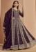 Picture of Georgette Dark Olive Green Anarkali Salwar Kameez