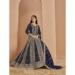 Picture of Georgette Dark Slate Grey Anarkali Salwar Kameez