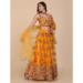 Picture of Wonderful Net Chocolate Lehenga Choli