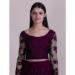 Picture of Graceful Net Purple Lehenga Choli