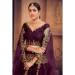 Picture of Graceful Net Purple Lehenga Choli