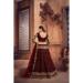 Picture of Classy Net Maroon Lehenga Choli