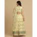 Picture of Charming Net Burly Wood Lehenga Choli