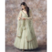 Picture of Marvelous Net & Silk Silver Lehenga Choli