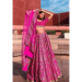 Picture of Appealing Net & Silk Deep Pink Lehenga Choli