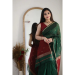 Picture of Shapely Silk Sea Green Saree