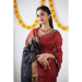 Picture of Graceful Silk Maroon Saree