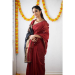 Picture of Graceful Silk Maroon Saree