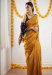 Picture of Beauteous Silk Dark Golden Rod Saree