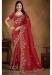 Picture of Amazing Net & Silk Maroon Saree