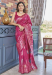Picture of Lovely Silk Indian Red Saree