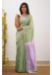 Picture of Beautiful Silk Dark Sea Green Saree