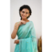 Picture of Fine Silk Pale Turquoise Saree