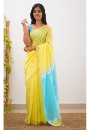 Picture of Superb Silk Khaki Saree