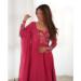 Picture of Georgette Light Coral Readymade Salwar Kameez