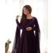 Picture of Pretty Georgette Black Readymade Salwar Kameez