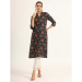 Picture of Sightly Rayon Dim Gray Kurtis & Tunic