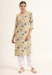 Picture of Amazing Rayon Beige Kurtis & Tunic