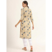 Picture of Amazing Rayon Beige Kurtis & Tunic