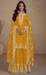 Picture of Silk Dark Golden Rod Straight Cut Salwar Kameez
