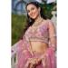 Picture of Pretty Net Rosy Brown Lehenga Choli