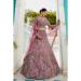 Picture of Fine Net Dim Gray Lehenga Choli