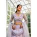 Picture of Exquisite Net Silver Lehenga Choli