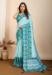 Picture of Charming Cotton Powder Blue Saree