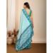 Picture of Charming Cotton Powder Blue Saree