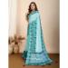 Picture of Charming Cotton Powder Blue Saree