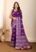 Picture of Bewitching Silk Purple Saree