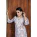 Picture of Cotton Light Steel Blue Readymade Salwar Kameez