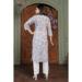 Picture of Cotton Light Steel Blue Readymade Salwar Kameez