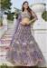 Picture of Ideal Net Purple Lehenga Choli